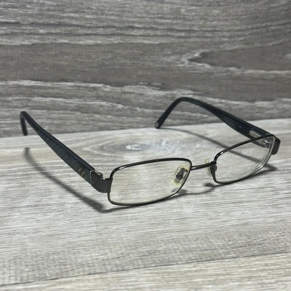 Coach 1098 Rectangular Eyeglasses Women 49mm Metal Plastic Frame Optical Glasses